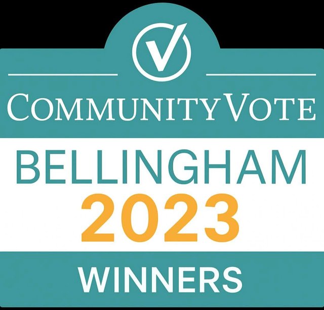 CommunityVote Bellingham 2023 winners badge