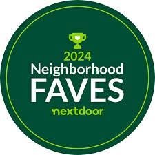 Nextdoor 2024 Neighborhood Faves winner badge